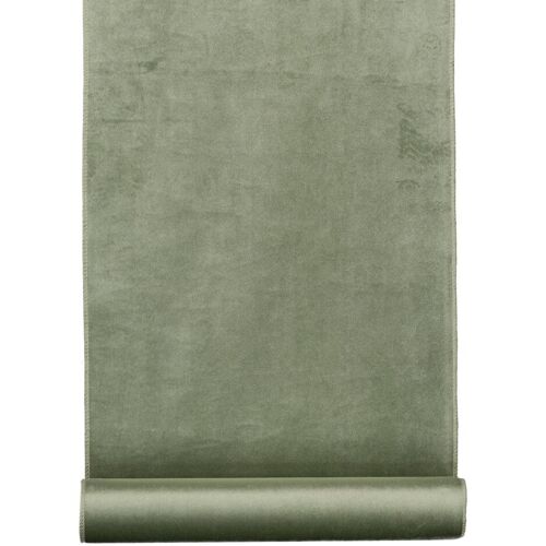 Pflanzen-Kölle 2er-Set Samt-Dekostoffrolle, eisgrün, ca. 35 x 180 cm