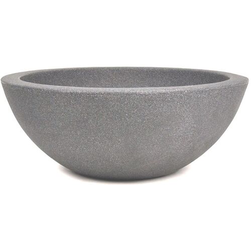 Kölle Pflanzschale 'Leila', grau, ca. Ø 52 x H 20 cm