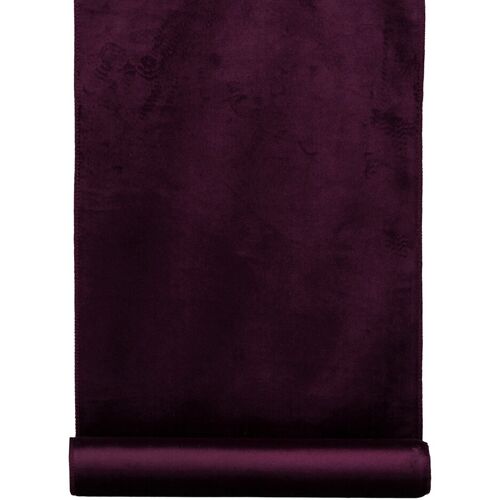 Pflanzen-Kölle 2er-Set Samt-Dekostoffrolle, lila, ca. 35 x 180 cm
