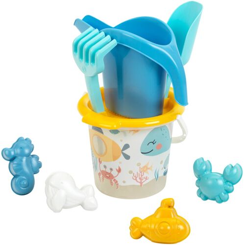 klein Little Foot Sandeimer-Set 'Wasserwelt', 9er-Set, bunt, Kunststoff