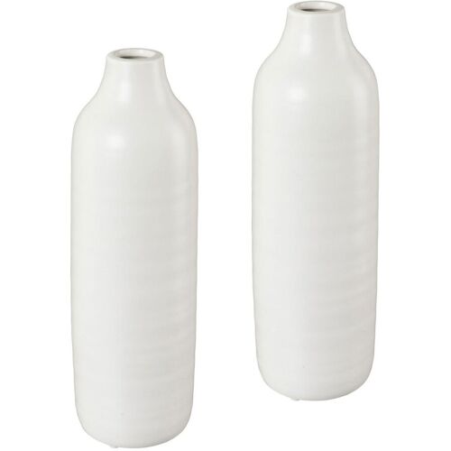 Pflanzen-Kölle Vase Presence, 2er-Set, Keramik, Weiß