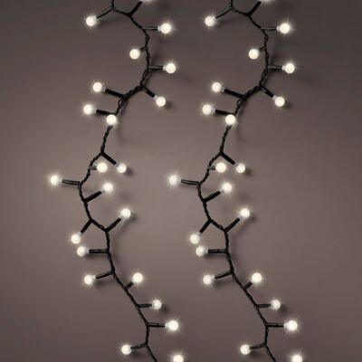 Lumineo - LED Kirschlichter 750 cm schwarz/weiß Weihnachten Lumineo - LED Kirschlichter 750 cm schwarz/weiß Weihnachten