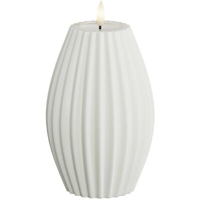 Deluxe Homeart - Candela LED fatta a mano Round Stripe - 15 cm - candle Deluxe Homeart - Candela LED fatta a mano Round Stripe - 15 cm - candle