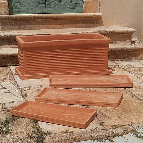 Euro 3 Plast Untersetzer 'Millerighe', terra, ca. 63 x 31 x H 4 cm