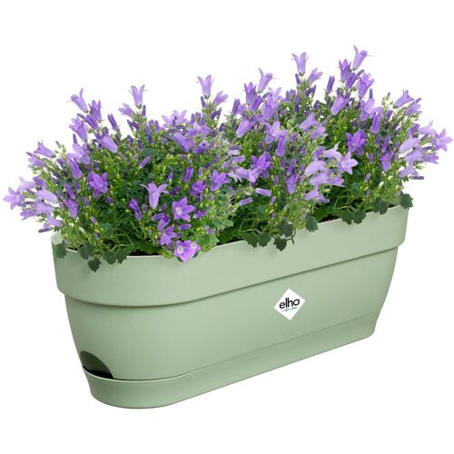 Elho Pflanzgefäß 'Vibia Campana 50', pistaziengrün, ca. 49 x 18 x H 17 cm