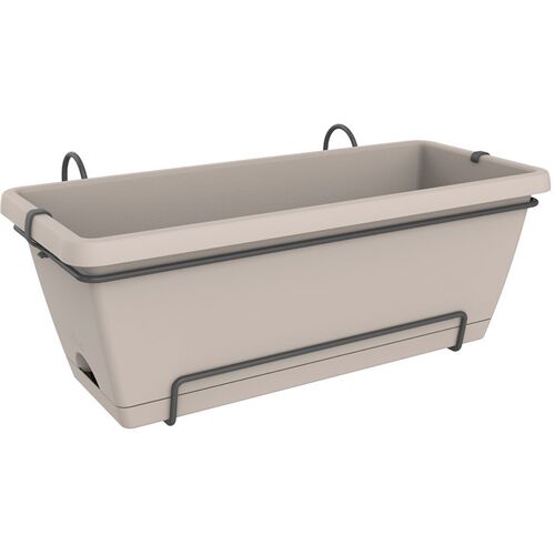 Elho Blumenkasten 'Barcelona XL 55 all-in-1', taupe