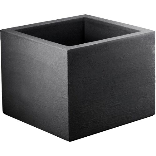 Kölle Pflanztrog 'Kubus', anthrazit, ca. 30 x 30 x H 27 cm
