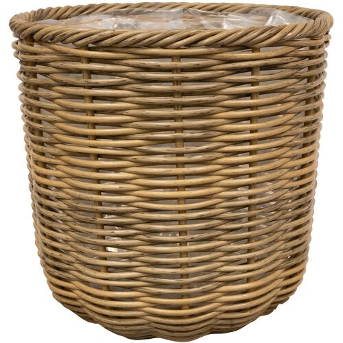 Kölle Pflanzkorb 'Jet', natural, ca. Ø 36 x H 36 cm