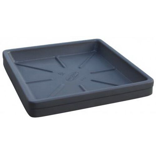 Euro 3 Plast Untersetzer 'Neze', perlschwarz, ca. 32 x 32 x H 4,5 cm