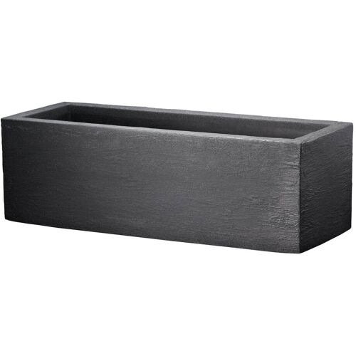 Kölle Pflanzkasten 'Kubus' anthrazit, ca. 80 x 30 x H 27 cm
