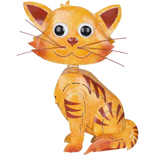 Kölle Gartenfigur Katze Leo, orange, 41 x 30 x 11 cm