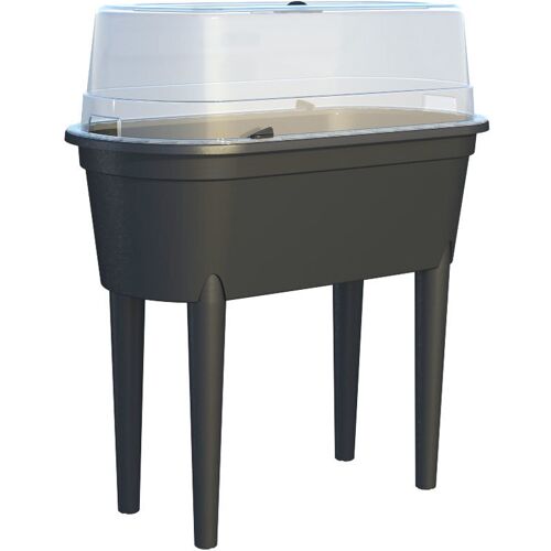 Kölle Hochbeet mit Deckel, anthrazit, L80 x B40 x H83 cm