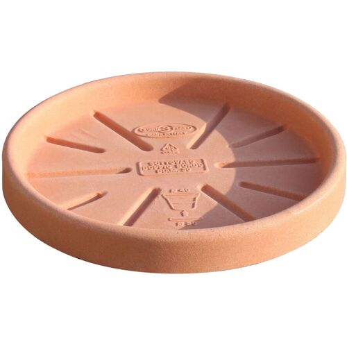 Euro 3 Plast Untersetzer 'Doppio Bordo', terra, ca. Ø 54 x H 5 cm