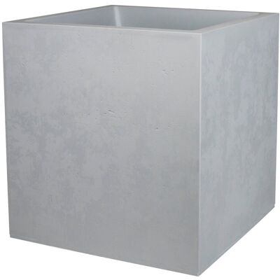 Pflanzen-Kölle - Basalt Dado - Betongrau - 49.5 x 49.5 x H 49.5 cm - Pflanzgefäß Pflanzen-Kölle - Basalt Dado - Betongrau - 49.5 x 49.5 x H 49.5 cm - Pflanzgefäß