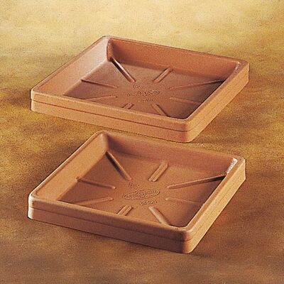 Euro 3 Plast Untersetzer 'Neze', terra, ca. 42 x 42 x H 5,2 cm Euro 3 Plast Untersetzer 'Neze', terra, ca. 42 x 42 x H 5,2 cm