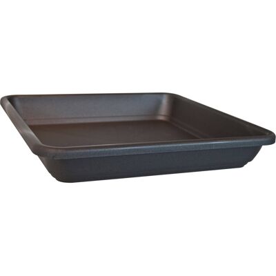 Euro 3 Plast Untersetzer 'Krea Quadro', anthrazit, ca. 32 x 32 x H 4,7 cm Euro 3 Plast Untersetzer 'Krea Quadro', anthrazit, ca. 32 x 32 x H 4,7 cm