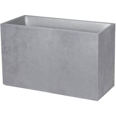 Eda Pflanzkasten 'Basalt Hutch High', betongrau, ca. 99,5 x 39,5 x H 60 cm Eda Pflanzkasten 'Basalt Hutch High', betongrau, ca. 99,5 x 39,5 x H 60 cm