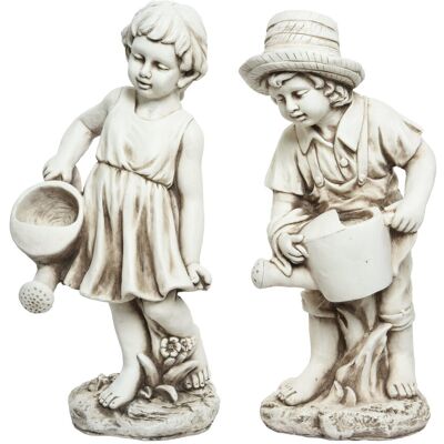 Pflanzen-Kölle Kölle Statue 'Junge mit Gießkanne', antikweiß, Höhe ca. 67 cm Pflanzen-Kölle Kölle Statue 'Junge mit Gießkanne', antikweiß, Höhe ca. 67 cm
