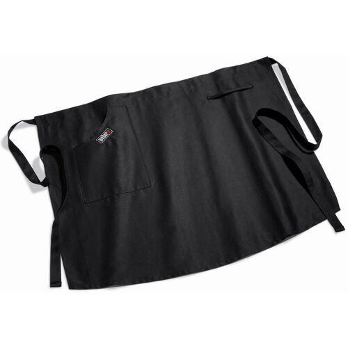 Weber Grillschürze in Schwarz, in der Maschine waschbar, kurz