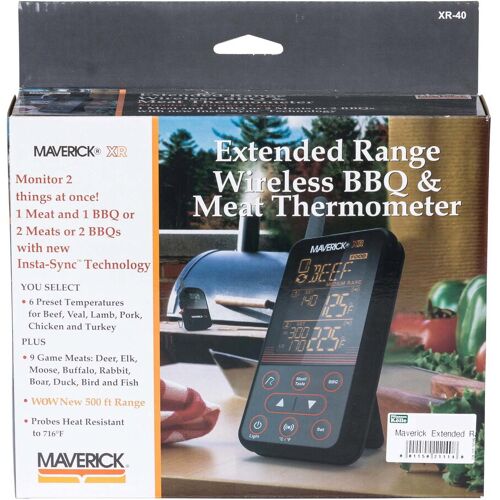 Pflanzen-Kölle Funkthermometer Maverick XR-40, zwei Temperaturfühler, Reichweite 160 m