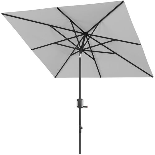 knirps Kurbelschirm 'Apoll', hellgrau, ca. 240 x 240 cm