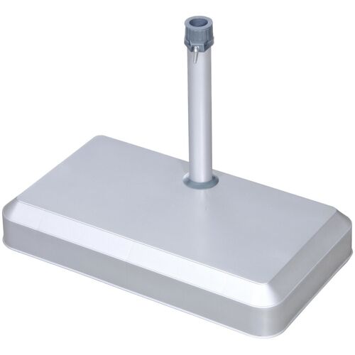 Pflanzen-Kölle Balkonschirmständer, 20 kg, silber