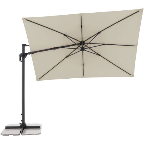 Doppler Pendelschirm 'Active Green Edition', natur, ca. 210 x 310 cm