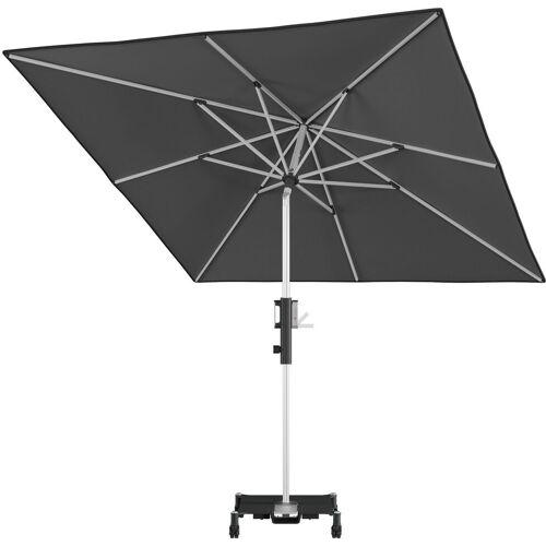 Knirps Kurbelschirm 'Phoenix', dunkelgrau, ca. 245x245 cm