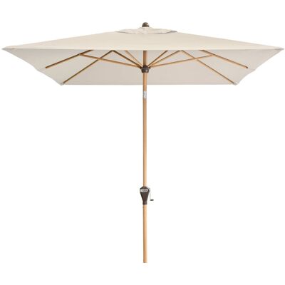 Doppler Sonnenschirm »Alu Wood«, BxHxL: 196x258x298cm, UV-Schutz 80+ - beige Doppler Sonnenschirm »Alu Wood«, BxHxL: 196x258x298cm, UV-Schutz 80+ - beige