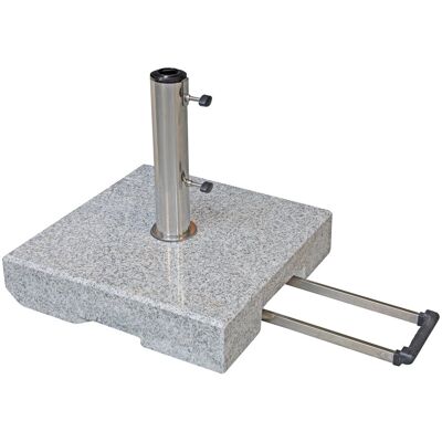 Kölle Trolley Granit-Schirmständer, 45 x 45 cm, 50 kg, mit Rollen Kölle Trolley Granit-Schirmständer, 45 x 45 cm, 50 kg, mit Rollen
