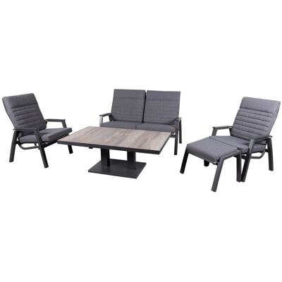 Kölle Gartenlounge-Set 'Paris' inkl. Auflagen, 5-teilig Kölle Gartenlounge-Set 'Paris' inkl. Auflagen, 5-teilig