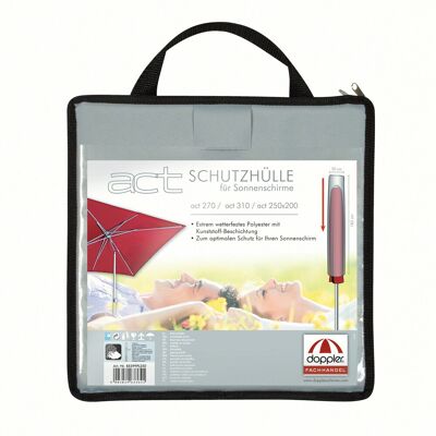 Pflanzen-Kölle Schirmhülle für Sonnenschirm ACT hellgrau, mit Tragetasche Pflanzen-Kölle Schirmhülle für Sonnenschirm ACT hellgrau, mit Tragetasche