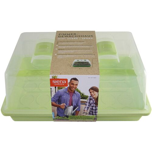 SIENA GARDEN Zimmergewächshaus Uni Grow, Kunststoff, 38 x 24 x 18 cm