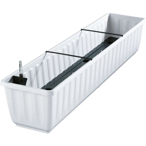 Geli Blumenkasten 'Aqua Flor', weiß, ca. 100 x 22 x H 18,5 cm