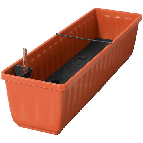 Geli Blumenkasten 'Aqua Flor', terrakotta, ca. 80 x 22 x H 18,5 cm