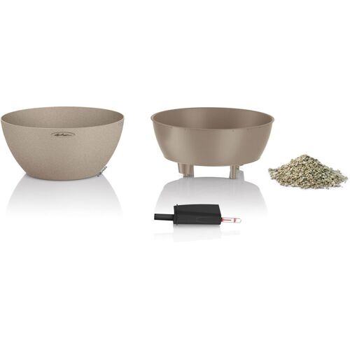 Lechuza® Lechuza 'Cubeto Stone 30', sandbeige, ca. Ø 30 x 13,5 cm