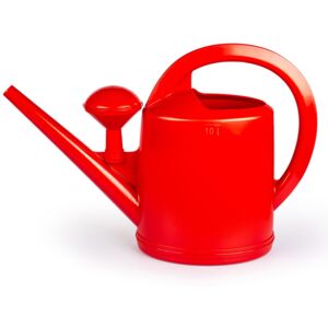 Stöckli Gießkanne, rot, mit Brausekopf, Kunststoff Stöckli Gießkanne, rot, mit Brausekopf, Kunststoff
