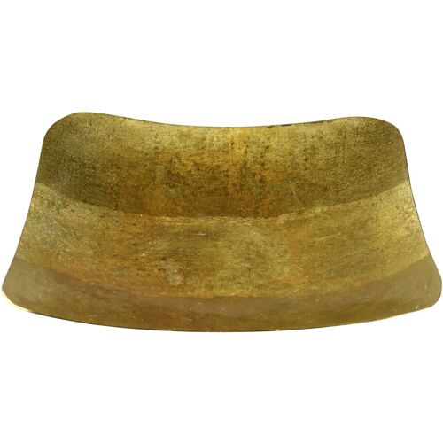 Pflanzen-Kölle Schale, Aluminium, in Gold, L: 40,5 cm