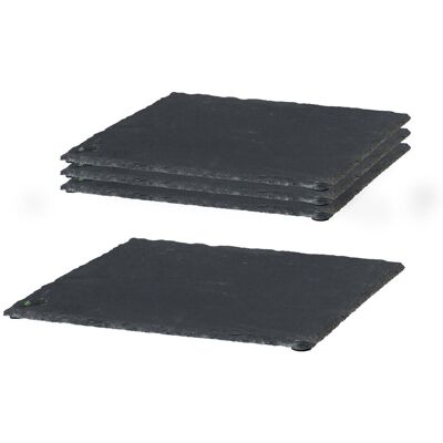 Pflanzen-Kölle Schiefer-Dekoplatte, 4er-Set, Anthrazit, 30 x 30 x 0,5 cm Pflanzen-Kölle Schiefer-Dekoplatte, 4er-Set, Anthrazit, 30 x 30 x 0,5 cm