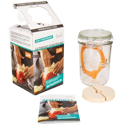 Le Parfait - Drahtbügelglas - 1 L - Glasgefäß Le Parfait - Drahtbügelglas - 1 L - Glasgefäß