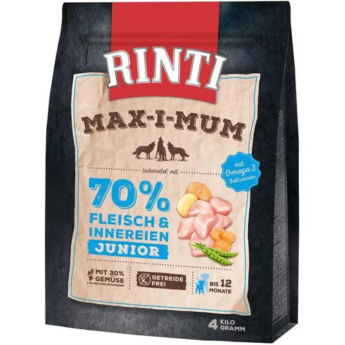 Hundefutter, Finnern Rinti Max-i-mum Junior, Huhn, 4kg