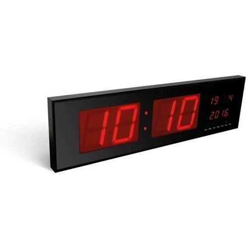 Perel Wanduhr mit led-display – 83 x 23 x 4 cm – Perel