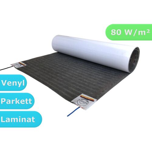 Howatech - Lux Elektrische Fußbodenheizung   Folienheizung für Parkett Laminat Venyl: 3.5m / 1.75m²