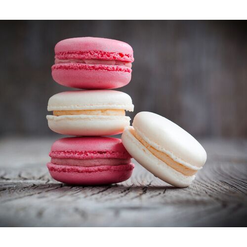 Wenko Glasrückwand Macarons 60 x 70 cm, 60 x 50 cm, Mehrfarbig, Gehärtetes Glas mehrfarbig – mehrfarbig – Wenko