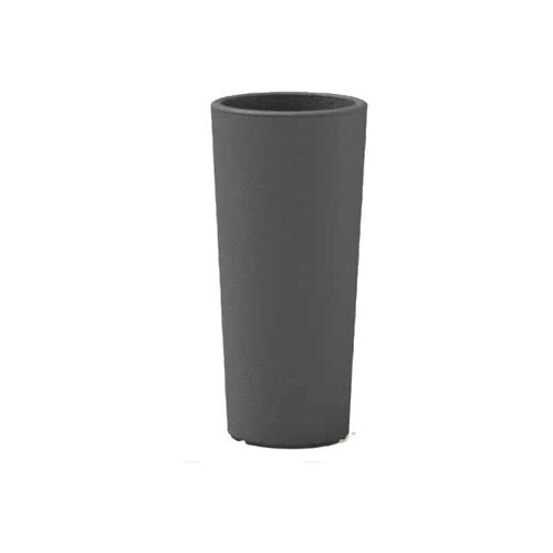 VECA Clou Runde Vase mit Übertopf 65 cm Weiß - Weiß
