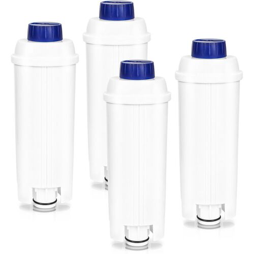 Randaco – Wasserfilter für Delonghi Kaffeeautomaten-Wasserfilter kompatibel für DLSC002 ecam etam 60 Liter Wasser mit Aktivkohle 4er – Weiß