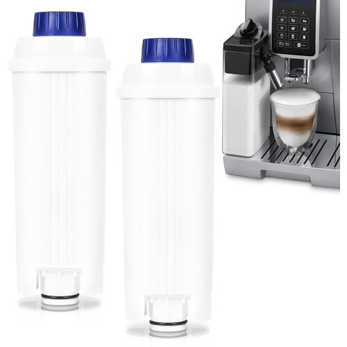 Swanew – Wasserfilter für Delonghi Kaffeeautomaten-Wasserfilter kompatibel für DLSC002 ecam etam 60 Liter Wasser mit Aktivkohle 2er