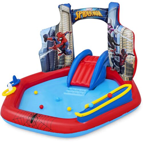 Bestway Aufblasbarer Spider-Man-Spielplatz 2,11 m x 2,06 m x 1,27 m – 98793 Bestway