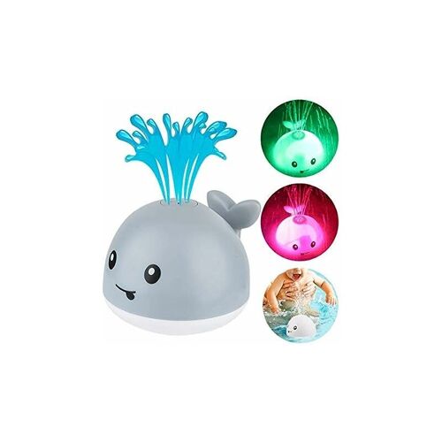 BF Baby-Badespielzeug, leuchtendes Baby-Badespielzeug, LED-Sprinkler-Spielzeug, Wal-Sprinkler-Spielzeug, Pool-Spielzeug