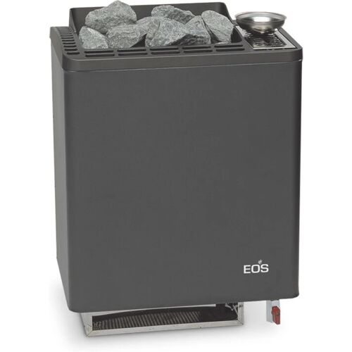 EOS – Bi o Tec w 7,5 kW Saunaofen mit Verdampfer Verdampferofen Wandofen Anthrazit